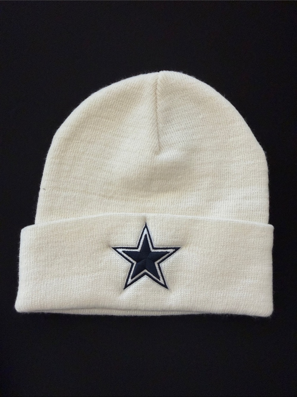 DALLAS COWBOYS NFL Authentic Unisex Men’s Women’s Knit Beanie Navy Star Patch